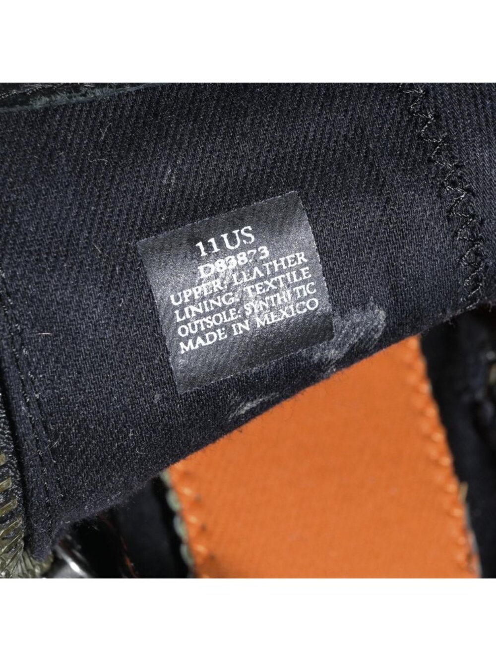 Harley Davidson Black Leather Ankle Boots Zip Bootie Padded Round Toe Biker 11 - Picture 6 of 7
